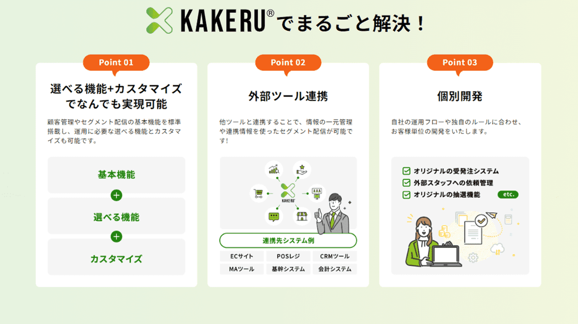 KAKERU(顧客管理)紹介画像の2枚目