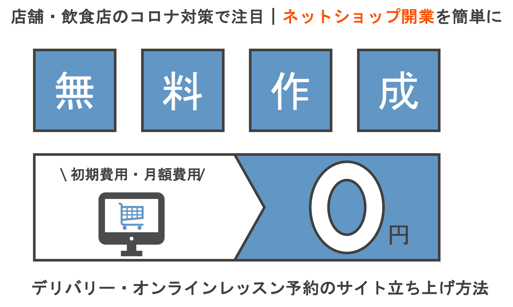 無料ネットショップ開業サービスおすすめ10選比較！有料の違い・選び方・種類・手数料・作成メリット