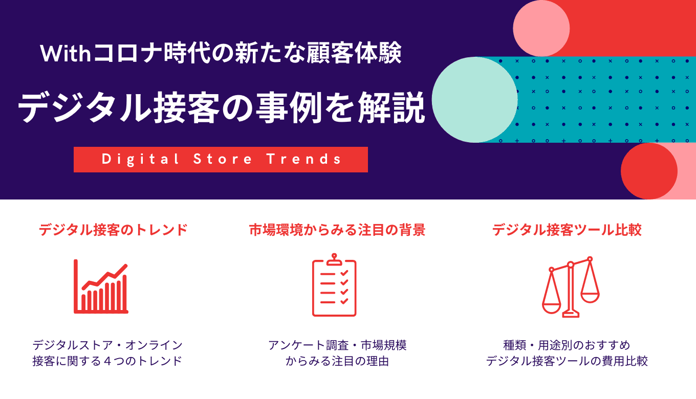 デジタル接客とは｜ツール比較21選・種類・コロナ禍の顧客体験で注目