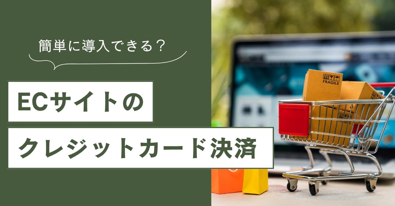 ECサイトにクレジットカード決済を導入するには？費用・メリット・代行会社の選び方を解説のサムネイル画像
