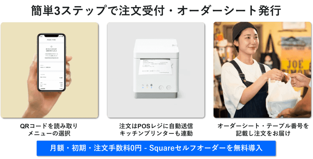 Squareセルフオーダー紹介画像の2枚目