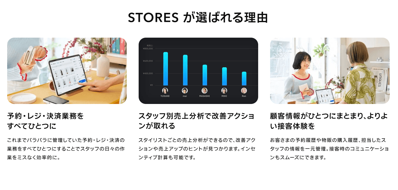 STORES レジ紹介画像の2枚目