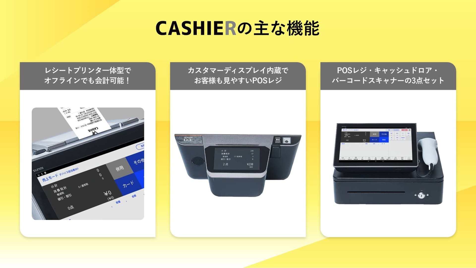 CASHIER POS紹介画像の3枚目